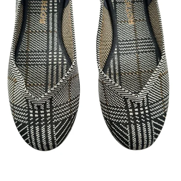 Rothy's Flats In Black/Beige/Bleu Size 9 - Picture 2 of 5